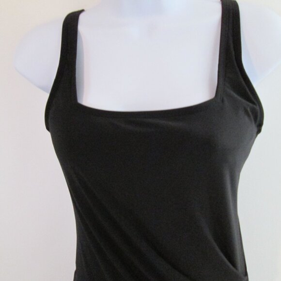 Beyond Control Swim Dress Grommet-Detail Square-Neck NWT Sz 8 - Picture 8 of 16